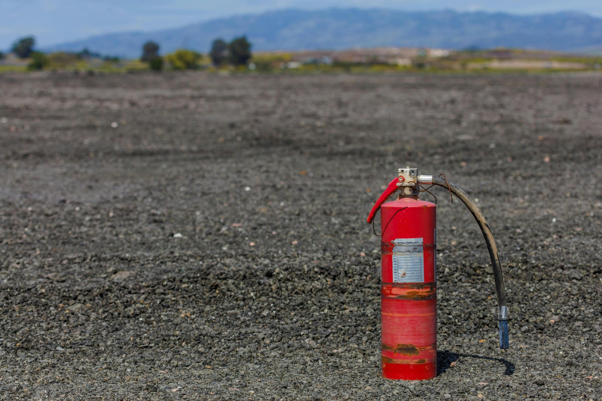 Fire extinguisher in the field - fire safety compliance